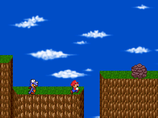 Screenshot from Super Mario PC Challenge 1