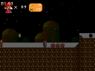 Screenshot from Super Mario PC Challenge 6