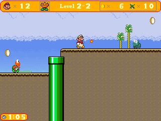Screenshot from Super Mario PC Challenge 7