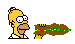 simpsons homer eat