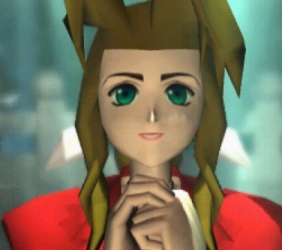 [Aeris betet fr Holy]
