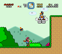 Screenshot von Super Mario World